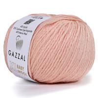 GAZZAL BABY WOOL XL 834; Состав: 40% Шерсть мериноса, 20% Кашемир ПА, 40% Акрил; 50 г/100 м