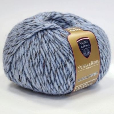 Пряжа Valeria di Roma Alpaca Tweed (9104, светлый джинс) - Состав: 20% шерсть 20% альпака 56% акрил 4% вискоза; 100г/170м